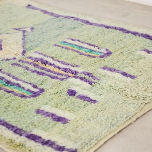 Green moroccan rug