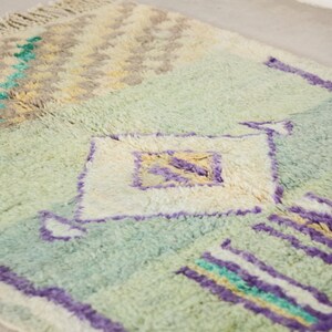 Green moroccan rug