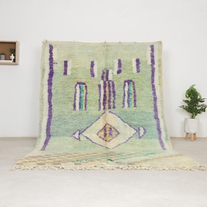 Green moroccan rug