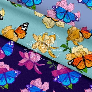 Butterfly Seamless Pattern Bundle