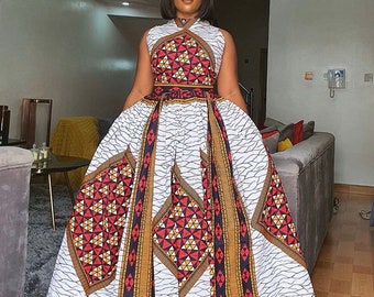 flowing gowns made with ankara