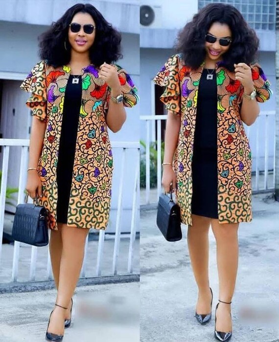 african print kimono styles