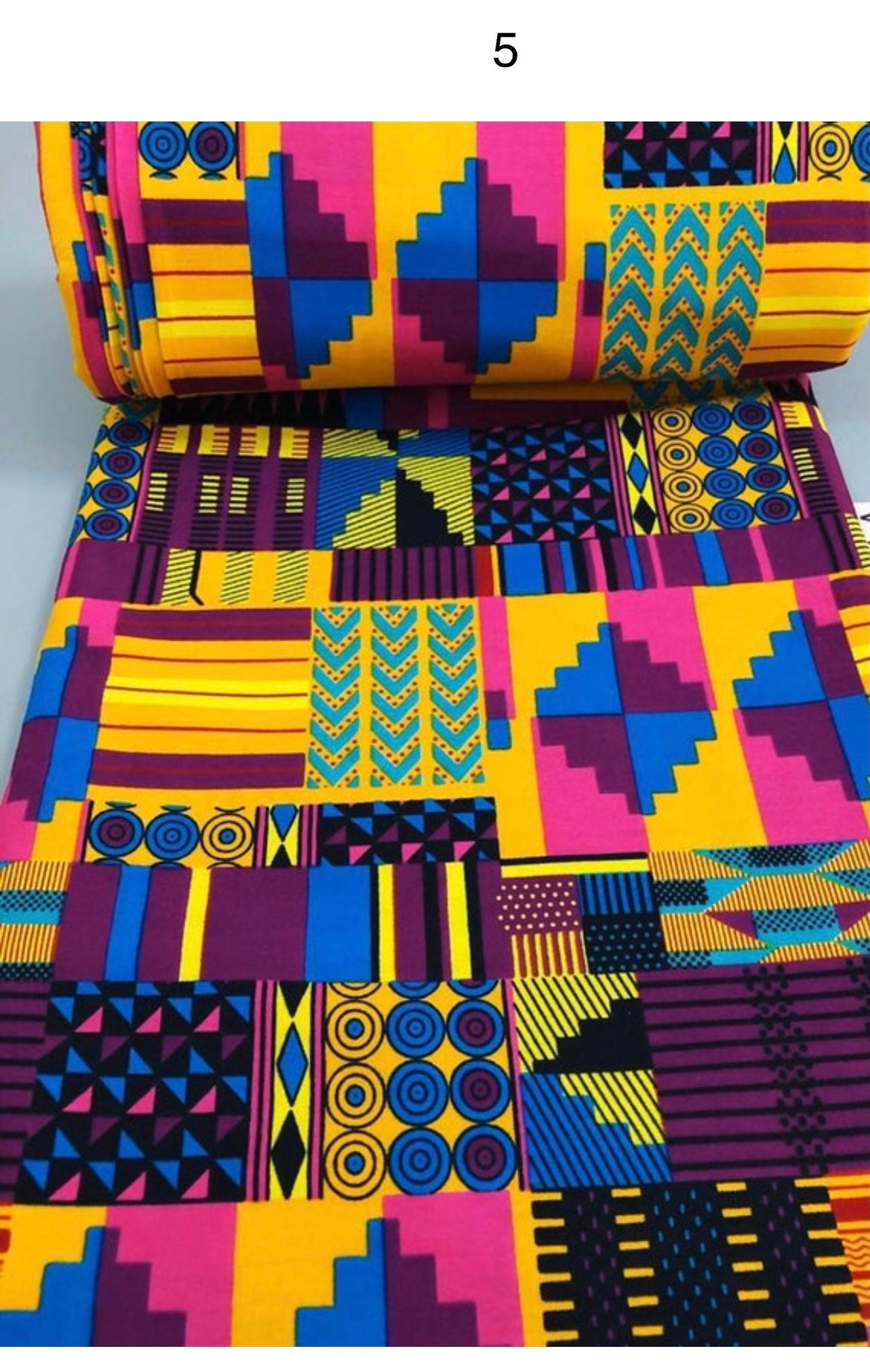 3 yards of different Ankara fabrics African fabric Ankara Etsy