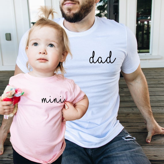 Dad \u0026 Mini Matching T-shirts Daddy and 