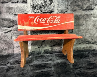 wooden Coca-Cola Crate Bench