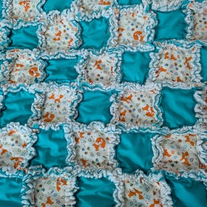 Baby rag quilt