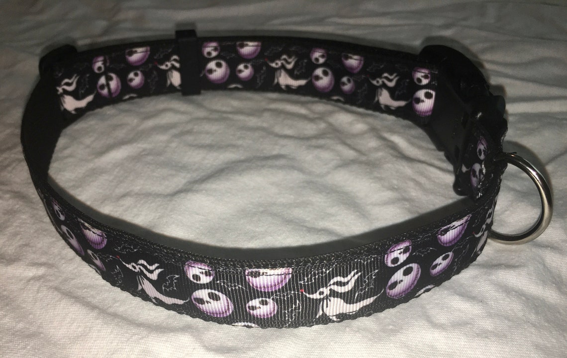 Jack Skellington/nightmare Before Christmas Dog Collars Etsy