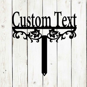 Custom Yard Stake Metal Sign, Garden Stake, Garden Art, Metal Yard Art, Outdoor Sign, Metal Garden Sign, Metal Yard Sign, Outdoor patio