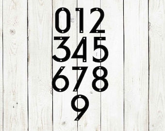House Numbers, Custom House Numbers, Metal Address Numbers, Mountable Address Letters, House Numbers, House Address, Home Address