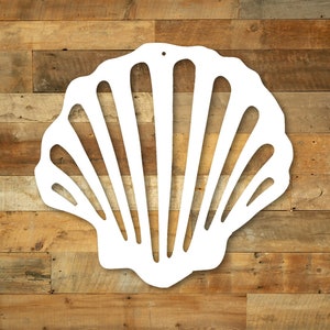 Sea Shell Metal Wall Art, Beach Sign, Beach Metal Art, Wall Hanging, Beach House, Surf, Ocean, Beach Themed, Summer, Surf Shack