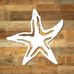 Starfish Metal Wall Art, Star, Fish, Beach Sign, Beach Metal Art, Wall Hanging, Beach House, Surf, Ocean, Beach Themed, Summer, Surf Shack