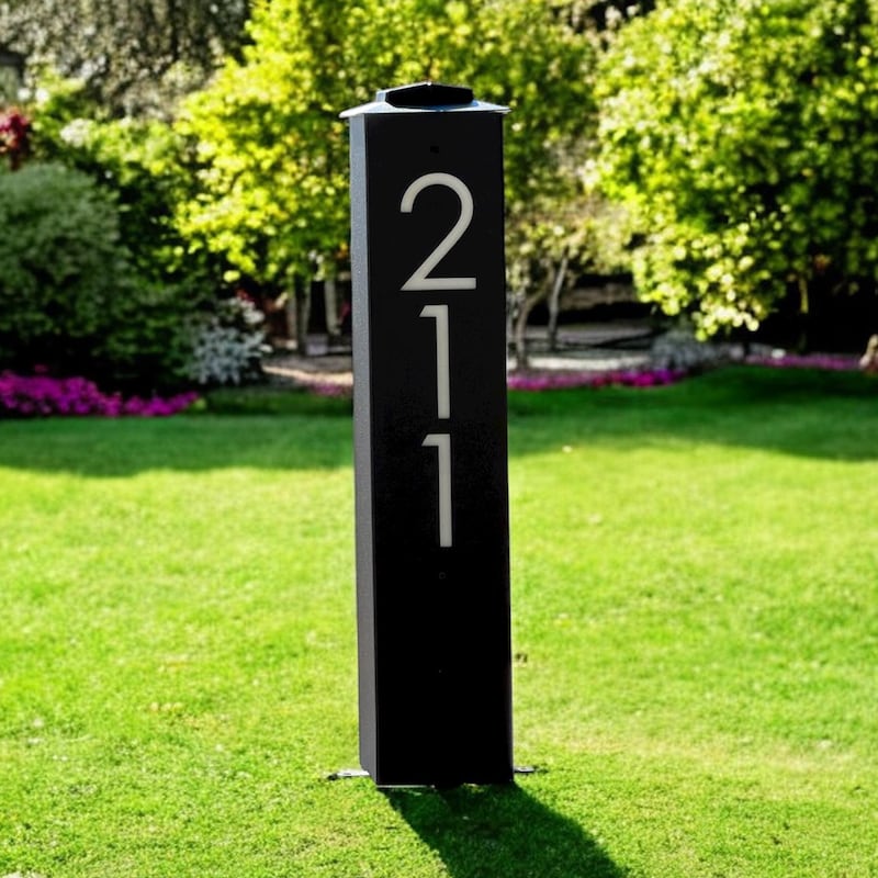 Solar Led Light Post - Etsy