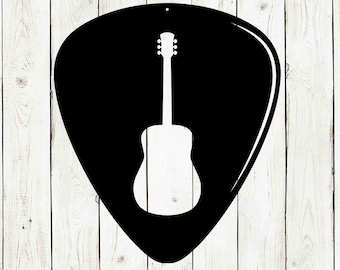 Acoustic Guitar Pick Metal Sign, Acoustic Guitar, Guitar Sign, Music Sign, Music, Music Teacher, Guitar Teacher, Music Sign, Metal Guitar