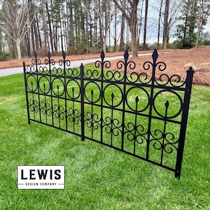 Metal Garden Edging, Garden Fence Decoration, Metal Garden Art, Metal Powder Coated Fence