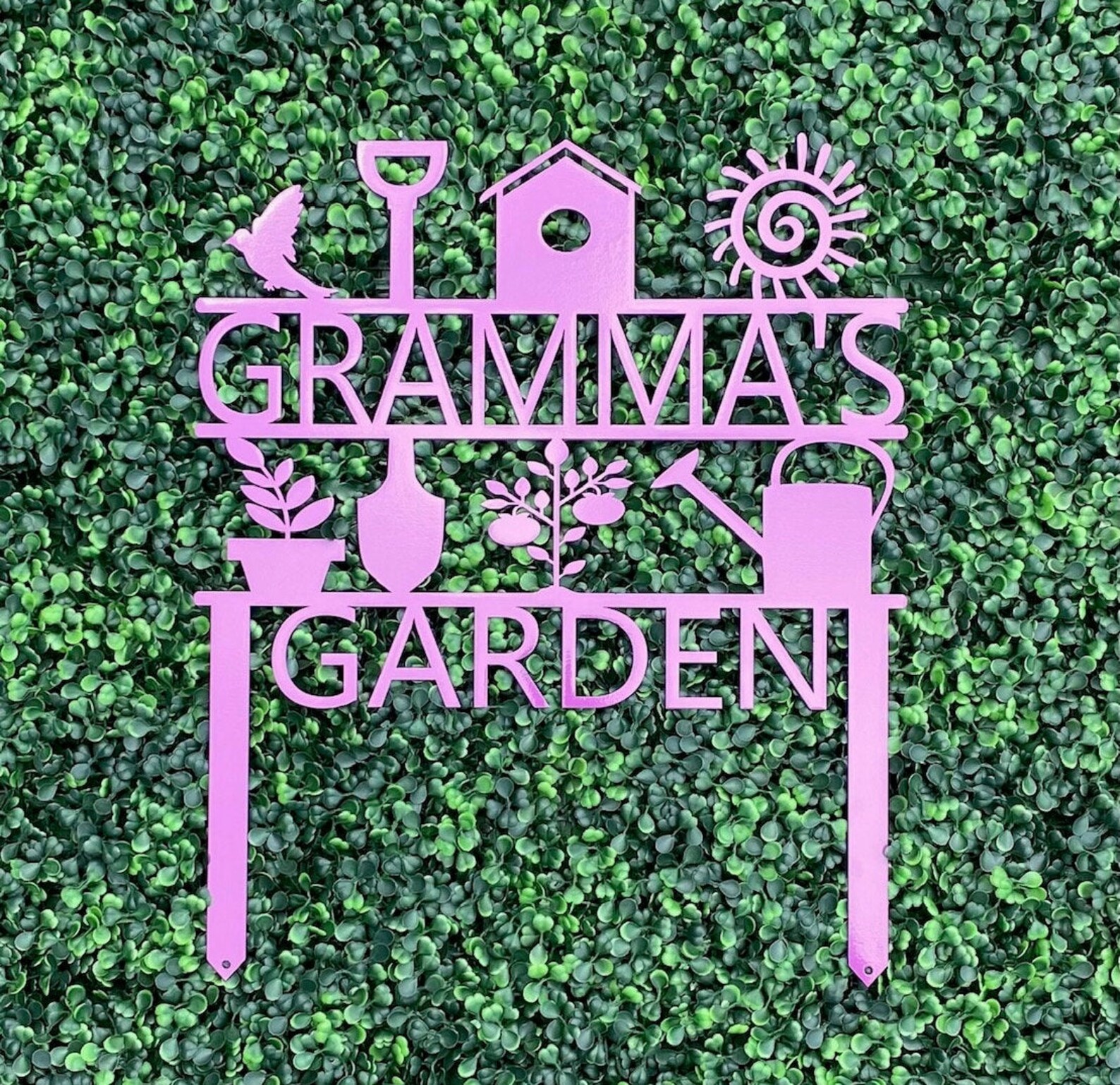 Custom Garden Sign Personalized Garden Sign Garden Stake Etsy