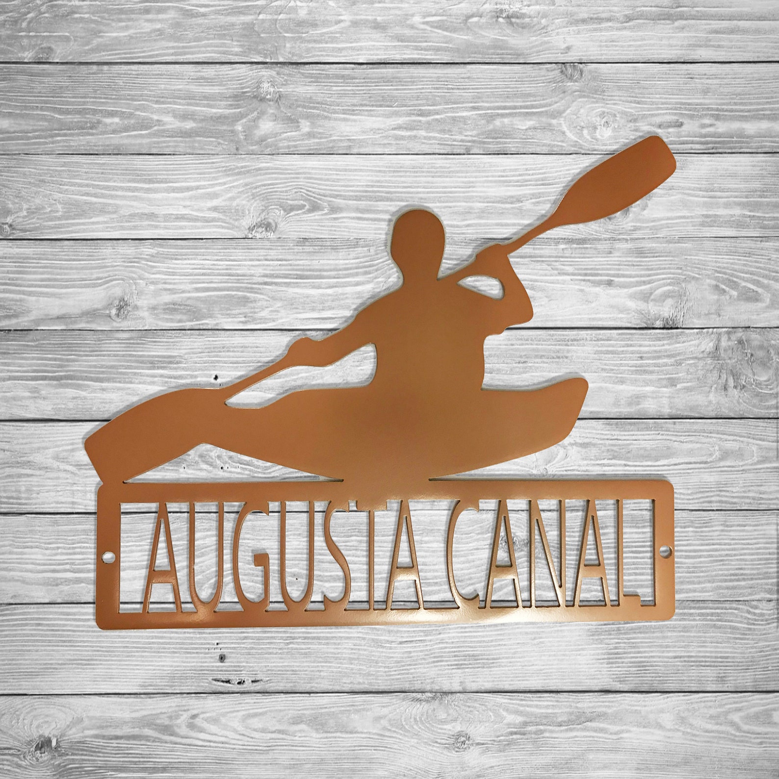 Kayak Custom Name Sign Kayak Sign Kayaking Sports Sign Etsy