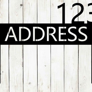 Lawn Address Monogram Metal Sign, Custom Address Sign, Address Sign, Outdoor patio image 3