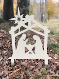 Nativity Metal Yard Sign, Nativity Set, Nativity Scene, Manger Scene, Outdoor Christmas Decor, Christmas Yard Decor, Christian Christmas