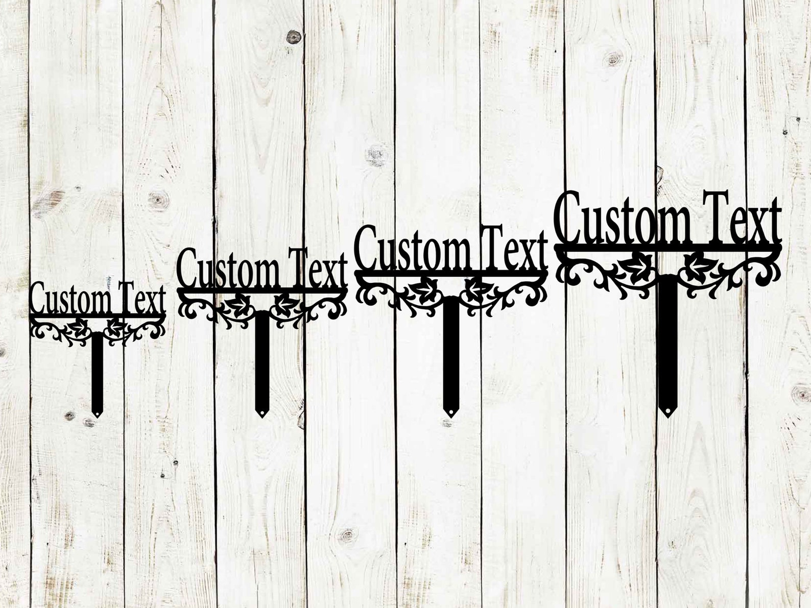 Custom Yard Stake Metal Sign, Garden Stake, Garden Art, Metal Yard Art