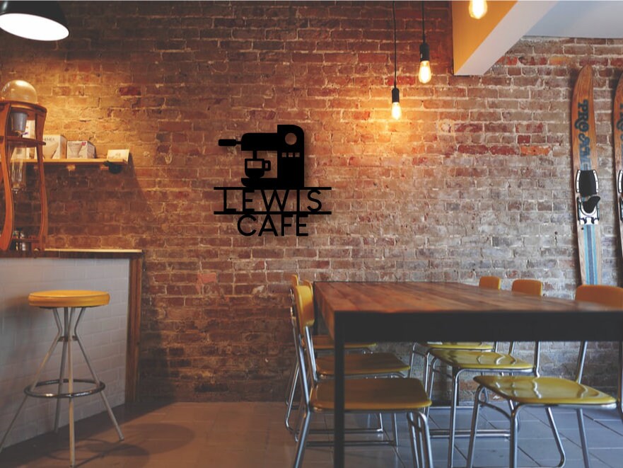 Espresso Machine Custom Sign, Coffee Sign, Metal Sign, Coffee House ...