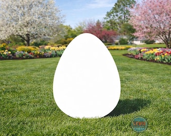 Lewis Design Metal Easter Egg Yard Stake, Spring Decor