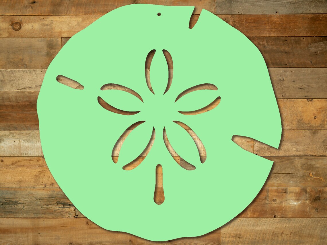 Sand Dollar Metal Wall Art, Beach Sign, Beach Metal Art, Wall Hanging ...