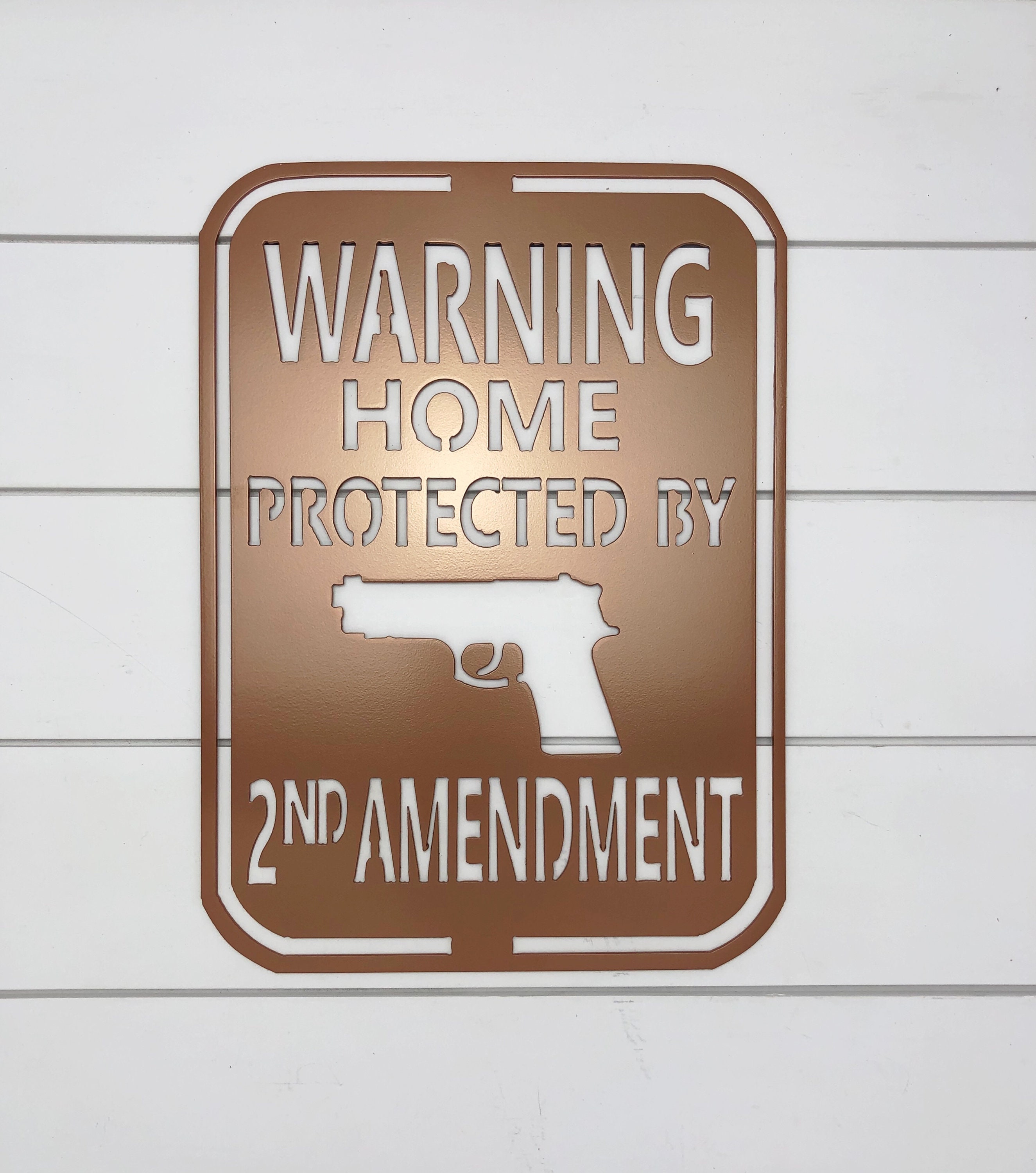 2nd Amendment Metal Sign, 2nd Amendment Sign, Second Amendment Sign ...