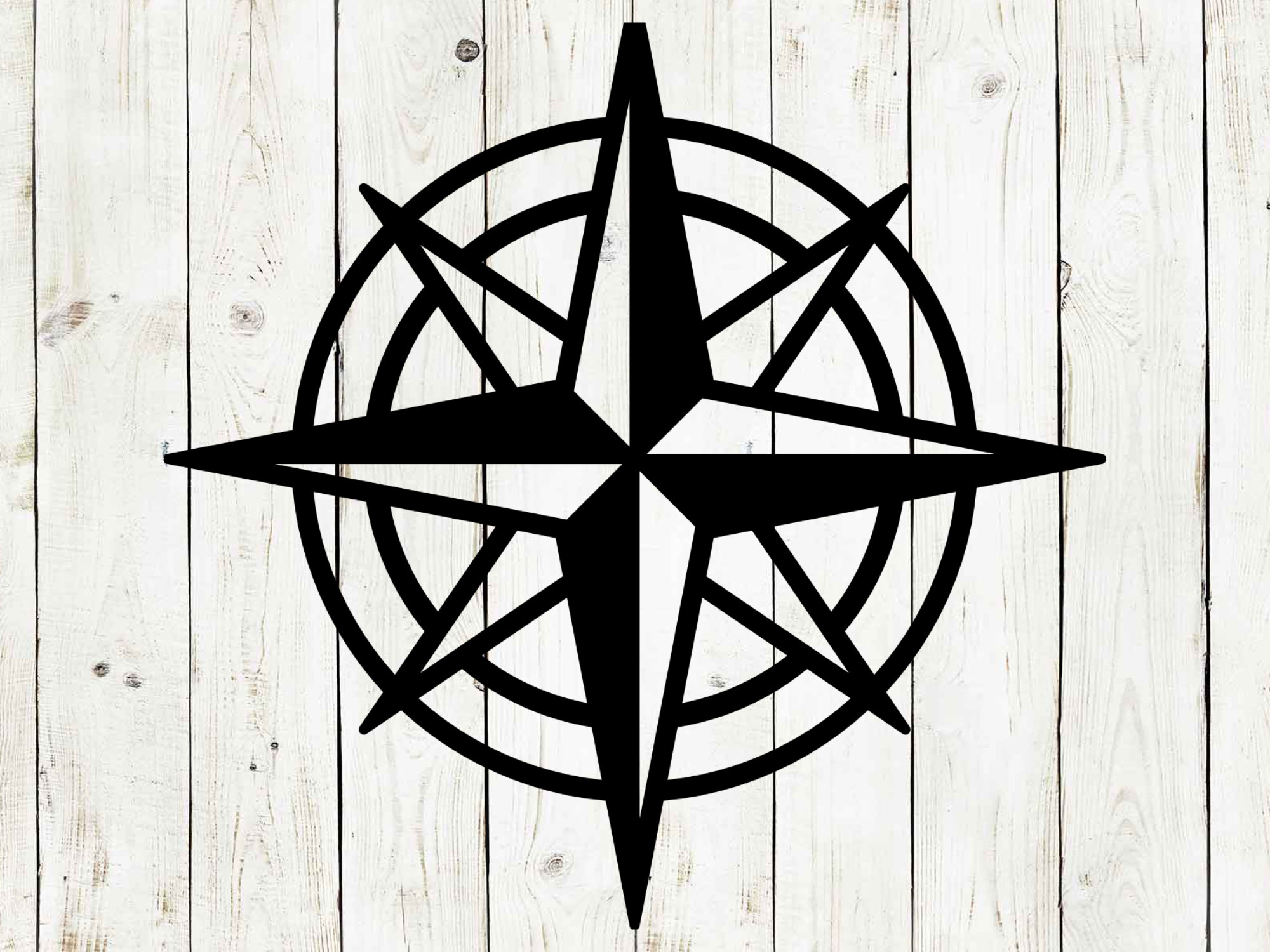 Compass Rose Decorative Metal Sign, Helm, Metal Art, Metal Sign, Summer ...