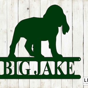 Cocker Spaniel Wall Sign with Custom Name, Metal Sign, Cocker Spaniel, Custom Metal Sign, Cocker Spaniel Name sign, Dog Lover