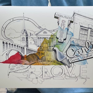 Love Fredericksburg, (11x14) Giclee Print on Archival Paper