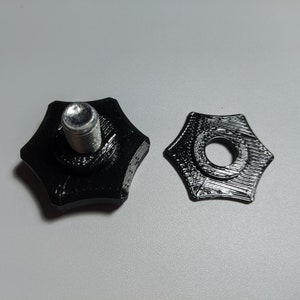 Wwing 3/8th THUMBSCREW ONLY -  PET-G for studio, field recording mic placement.
