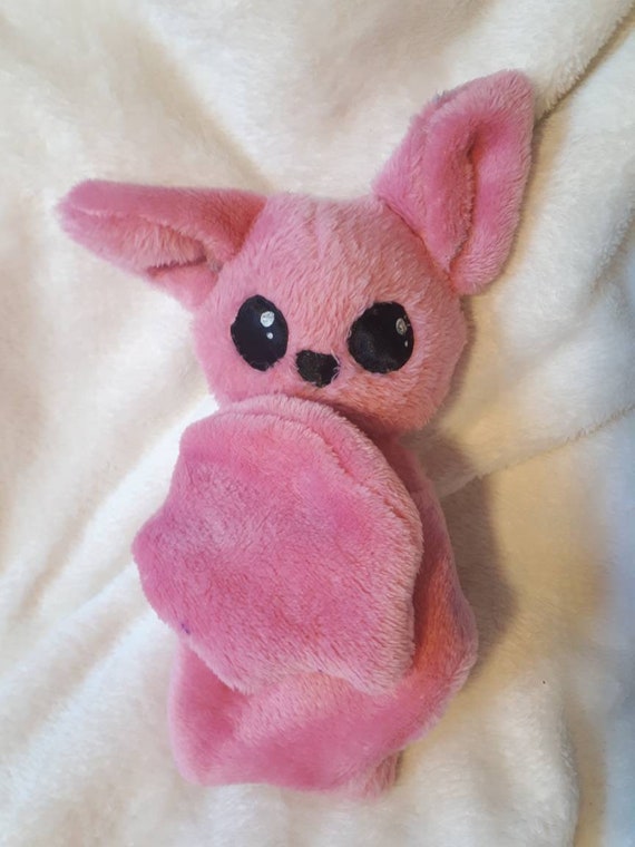 pink bat stuffed animal