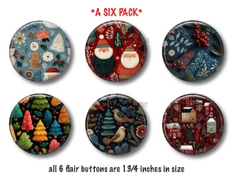 Christmas Flair Pins, Christmas Flair Buttons, Christmas Magnets, Christmas Flat Backs, Christmas, Christmas Embellishments