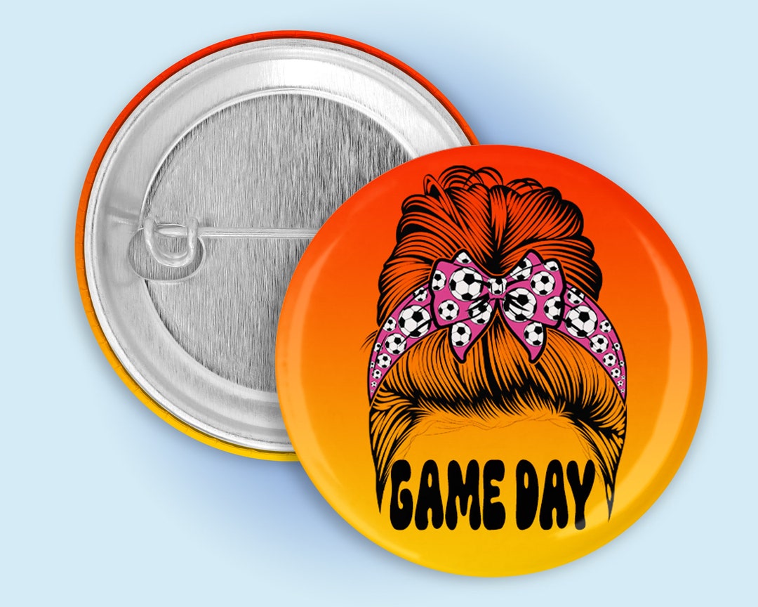 Game Day Sports Pins Game Day Buttons Game Day Pins Sports Etsy