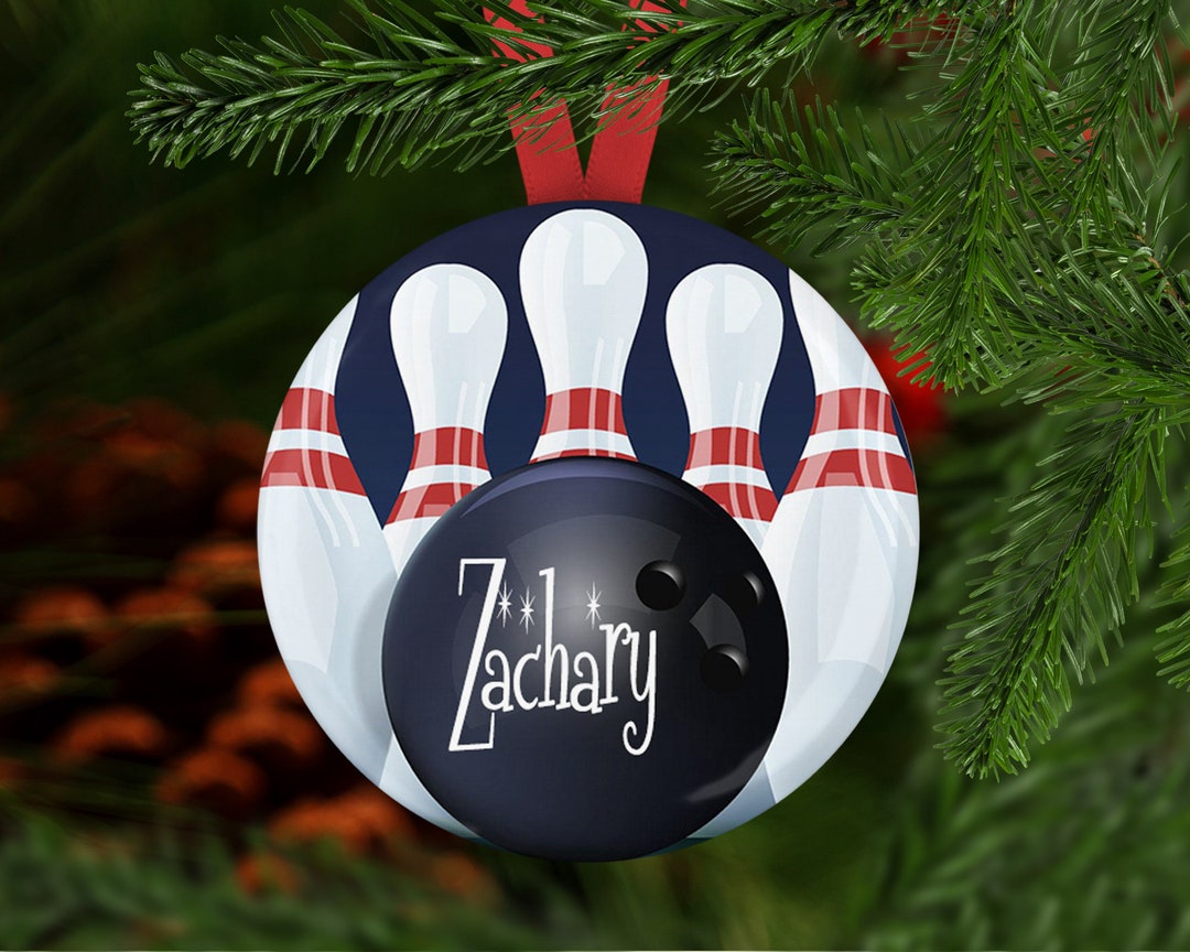 Christmas Ornaments, Bowling Christmas Ornament, Kids Christmas Ornament, Sports Christmas