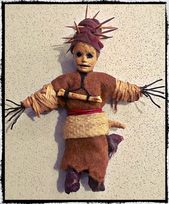 corn husk voodoo doll