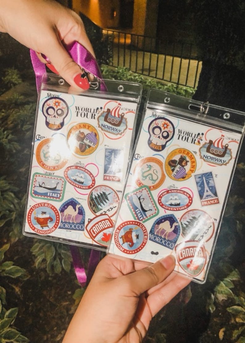 Drinking Around the World Epcot Passport 50th Anniversary Edition Etsy