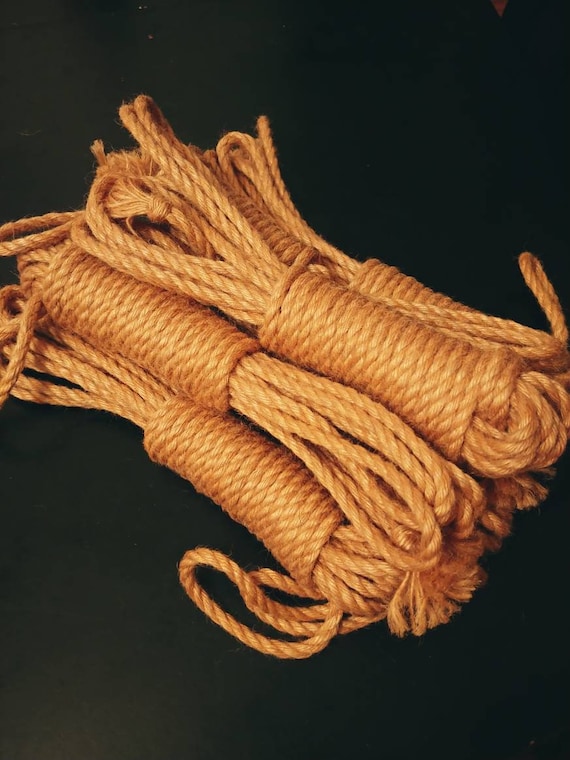 Custom Jute Rope Processed For Bdsm Bondage And Shibari Etsy