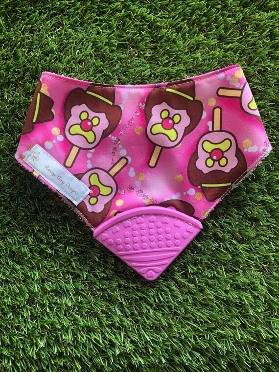 dribble bibs with teether