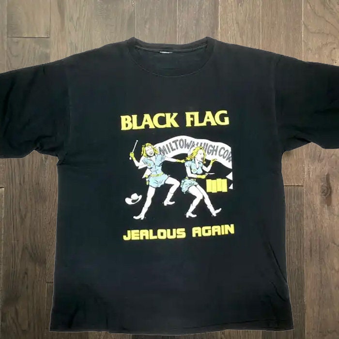 Vintage Black Flag Shirt Black Flag Shirt Black Flag Damage - Etsy