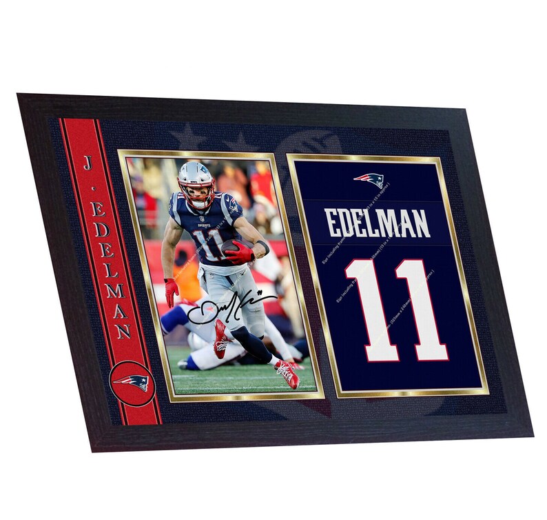 edelman signed jersey