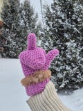 F'U Mittens crochet pattern