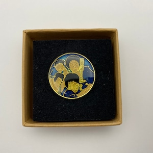 Vintage 1980s Quiet Riot Esmalte Pin Lapel Badge Hair Metal Heavy Metal