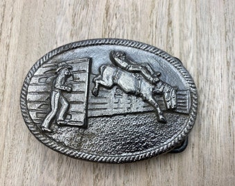 Boucle de ceinture rodéo cowboy équitation bucking bronco