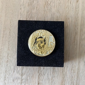 Vintage 1980s Culture Club Boy George Enamel Pin Lapel Badge