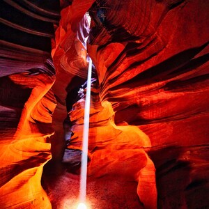 Antelope Canyon Beam of Light - Digital Download