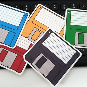 Floppy Disk Sticker Set