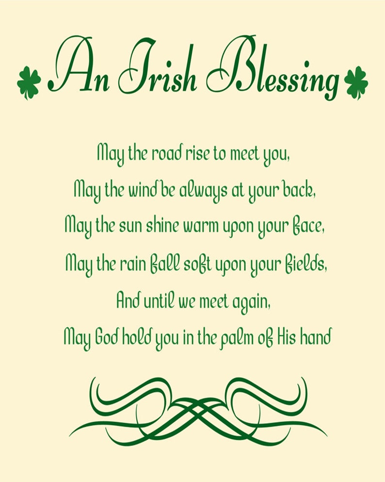An Irish Blessing Print wishing - Il 794xN.3162375437 Pgsy