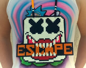 Marshmello Escape 2022 Perler Necklace