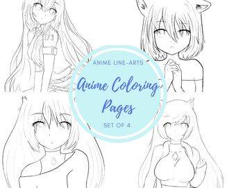 450 Anime Girl Neko Coloring Pages For Free